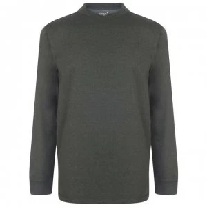 Gelert Sueded Crew Sweater Mens - Dark Green