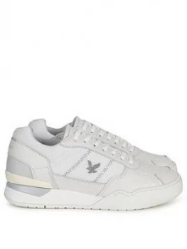 Lyle & Scott Severin Trainer, White/Grey, Size 11, Men