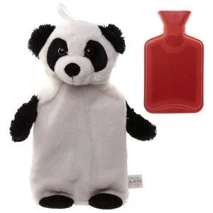 Plush Pandarama Design 1 Litre Hot Water Bottle and Cover