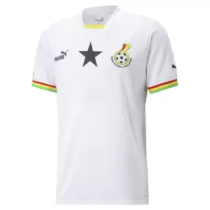 Puma Ghana Home Shirt 2022/2023 Mens - White