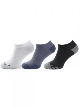 Mens Nike No Show 3 Pack Socks Multi Coloured