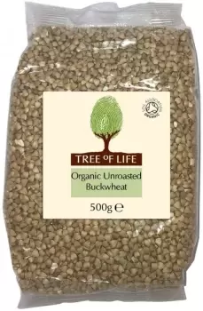 Tree of Life Organic Buckwheat - Unroasted - 500g x 6