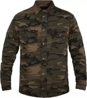 John Doe New Camouflage Motorcycle Shirt, multicolored, Size L, multicolored, Size L