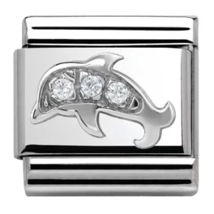 Nomination CLASSIC Silvershine Honolulu Dolphin Charm 330304/13