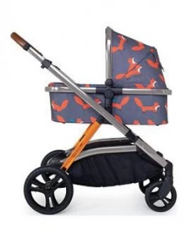 Cosatto Wow Xl Pushchair, Carrycot, Mode Adaptors, Raincover & Toy - Charcoal Mister Fox