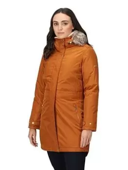 Regatta Lyanna Waterproof Parka - Copper , Copper, Size 22, Women