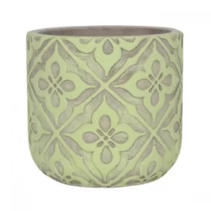 Lime Green Plant Pot