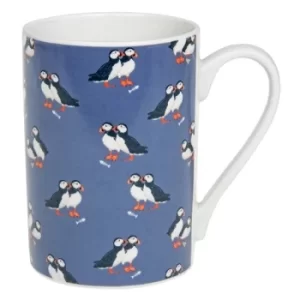 Peony Puffin Mug