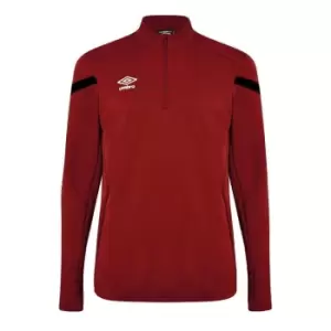 Umbro Club Half Zip Top Mens - Red