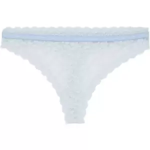 Calvin Klein CK1 Lace Thong - Blue