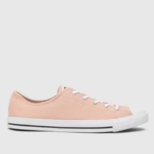 Converse Pale Pink Dainty Ox Trainers