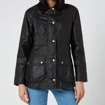 Barbour Womens Beadnell Wax Jacket - Rustic - UK 16