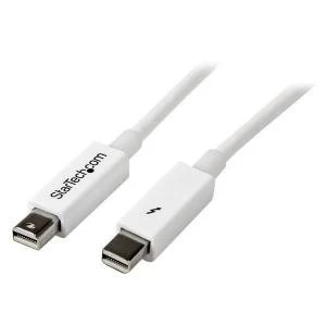 StarTech 3m White Thunderbolt Cable Mm