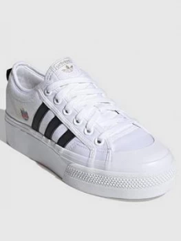 Adidas Originals Nizza Platform - White