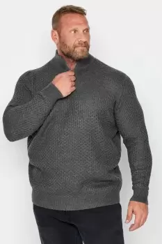 Half Zip Knitted Jumper