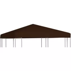 Gazebo Top Cover 310 g/m² 3x3 m Brown Vidaxl Brown