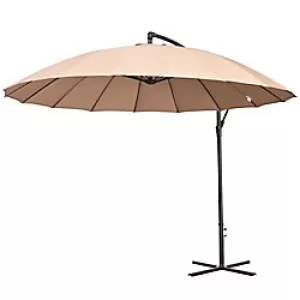 Outsunny Sun Umbrella 84D-118 Metal, Polyester, Glass Fiber Beige