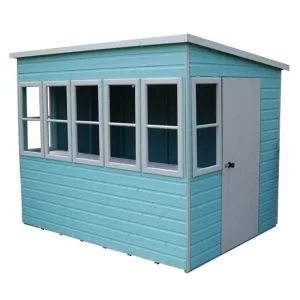 Shire Sun 8X8 Pent Shiplap Wooden Summer House