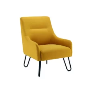 Reception Armchair Mustard KF90467