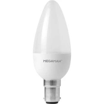 Megaman 5.5W LED B15 SBC Opal Candle Cool White - 143354
