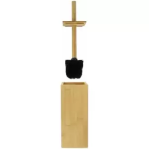 Bamboo Toilet Brush & Holder Square M&W - Multi