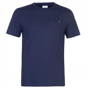 Farah Vintage Denny Short Sleeve Tee - Navy