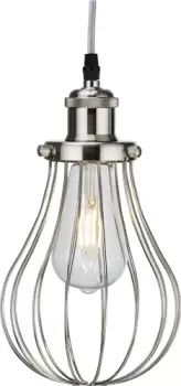 KnightsBridge Pendant Cage - Brushed Chrome