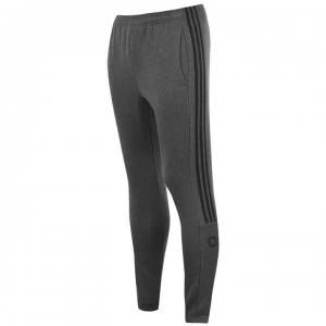 adidas Mens Essentials 3-Stripes Pants - DrkGrey/Black