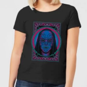 Harry Potter Death Mask Womens T-Shirt - Black