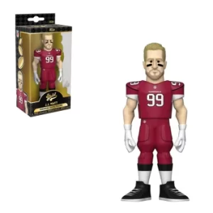 NFL Arizona Cardinals J.J. Watts Home Uniform Vinyl Gold