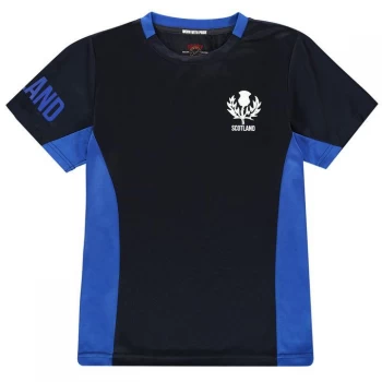 Rugby World Cup Poly T Shirt Junior Boys - Scotland