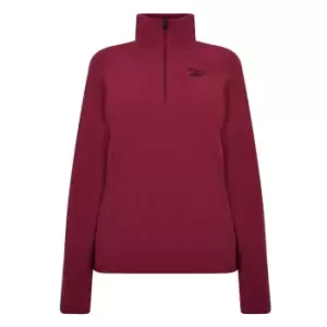 Reebok Zip Fleece Top - Pink