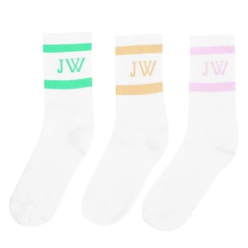 Jack Wills Hitchley Multipack Socks 3 Pack - Multi