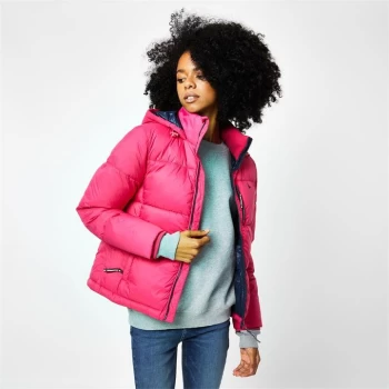 Jack Wills Eco Bella Puffer Jacket - Magenta