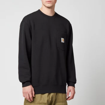 Carhartt WIP Mens Chest Pocket Sweatshirt - Black - L