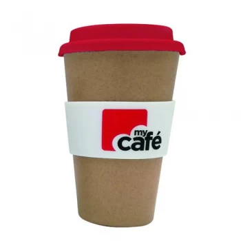 MyCafe Reusable Bamboo Cup 400ml LPHBAMCMC400