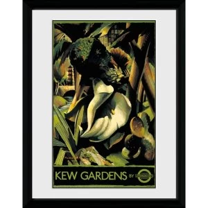 Transport For London Kew Gardens 2 12" x 16" Framed Collector Print