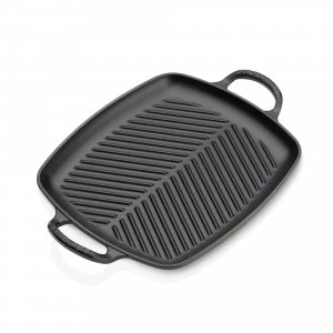 Le Creuset Signature Rectangular Grill 30cm Black