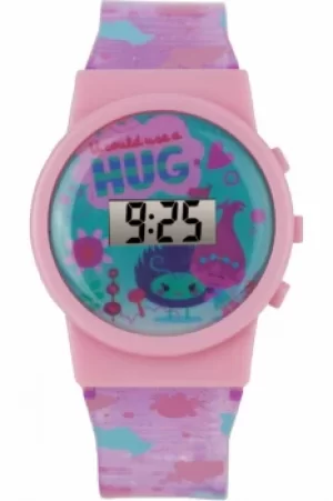 Childrens Character Trolls LCD Sound Effect Watch TROL40