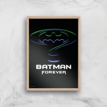 Batman Forever Giclee Art Print - A2 - Wooden Frame