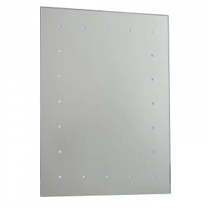 Light Illuminated Bathroom Mirrors Gloss White, Mirrored Glass IP44