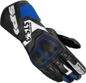 Spidi STS-3 Motorcycle Gloves, black-blue, Size 3XL, black-blue, Size 3XL