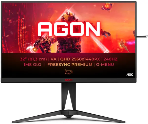 AOC 31.5" AG325QZN/EU Quad HD Gaming LED Monitor