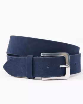 Cotton Traders Suede Belt in Blue