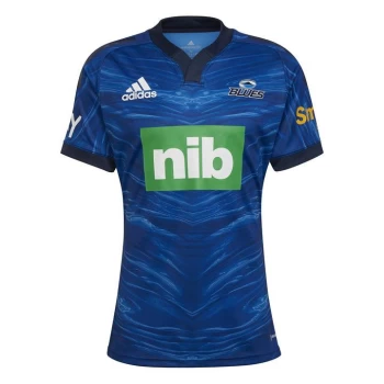 adidas Blues Home Rugby Shirt 2022 - Ray Blue