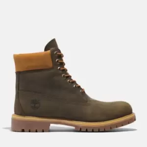 Timberland Premium 6" Boot For Men In Dark Green Green, Size 8