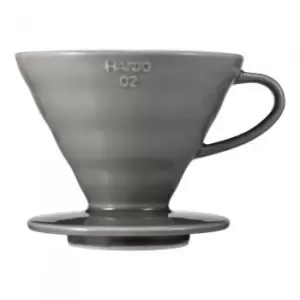 Ceramic coffee dripper Hario V60-02 Grey