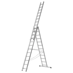 Hymer 700473699 AluPro Black Line Combination Ladder 3 x 12 Tread