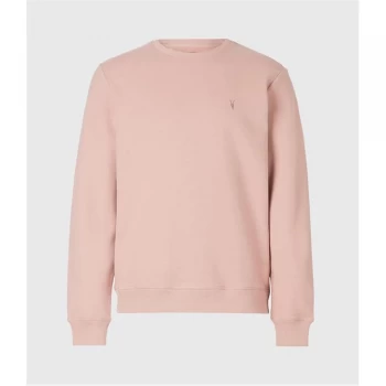 AllSaints Raven Crew Sweatshirt - BALSASTONE Pink