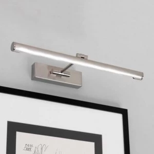 LED 1 Light Picture Wall Light Brushed Nickel